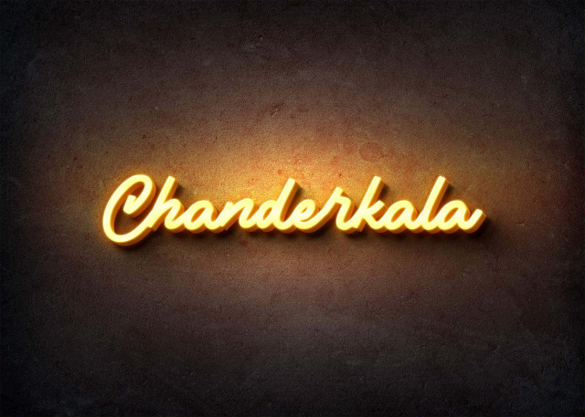 Free photo of Glow Name Profile Picture for Chanderkala