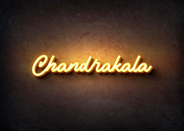 Free photo of Glow Name Profile Picture for Chandrakala