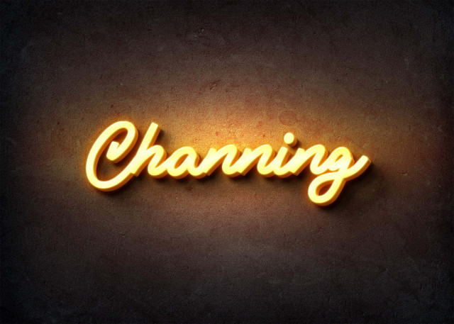 Free photo of Glow Name Profile Picture for Channing