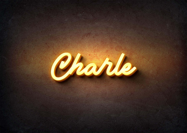 Free photo of Glow Name Profile Picture for Charle