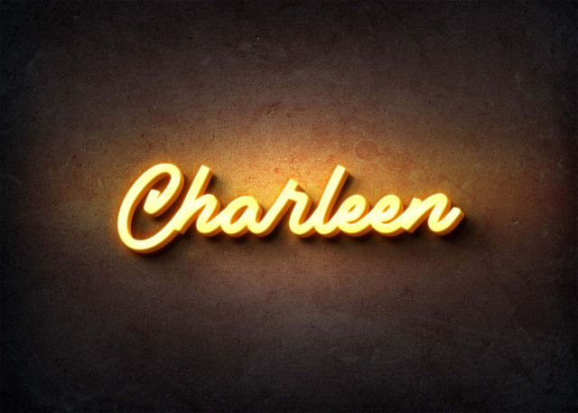 Free photo of Glow Name Profile Picture for Charleen