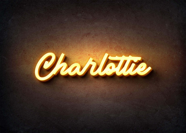 Free photo of Glow Name Profile Picture for Charlottie