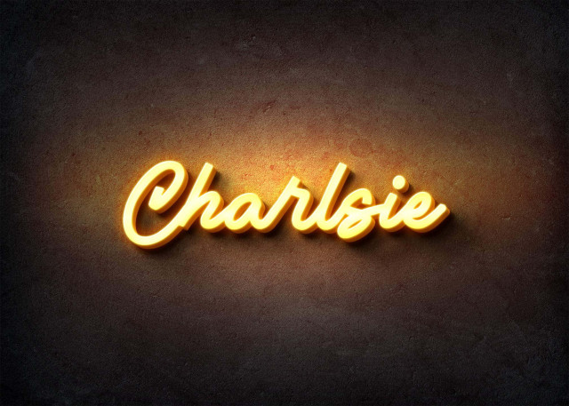 Free photo of Glow Name Profile Picture for Charlsie