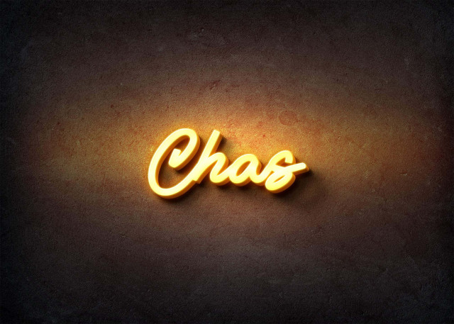 Free photo of Glow Name Profile Picture for Chas