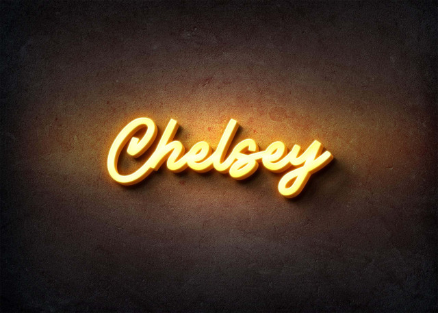 Free photo of Glow Name Profile Picture for Chelsey