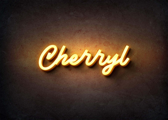 Free photo of Glow Name Profile Picture for Cherryl