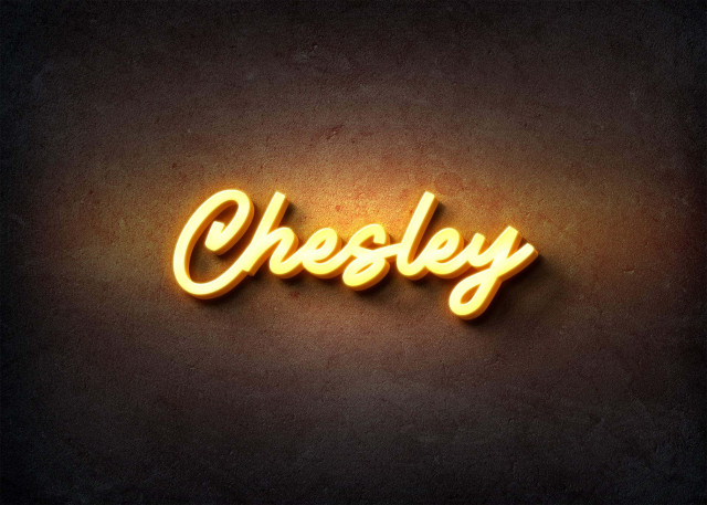 Free photo of Glow Name Profile Picture for Chesley