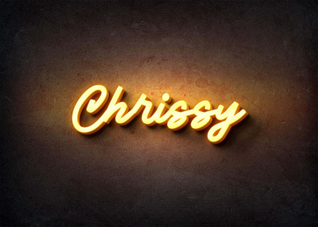 Free photo of Glow Name Profile Picture for Chrissy