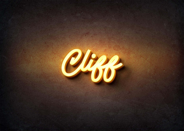 Free photo of Glow Name Profile Picture for Cliff