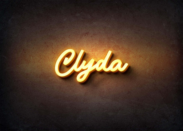 Free photo of Glow Name Profile Picture for Clyda