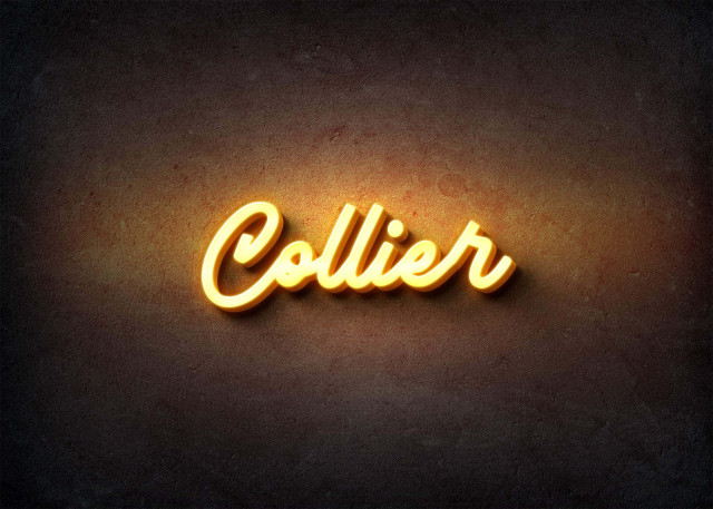 Free photo of Glow Name Profile Picture for Collier