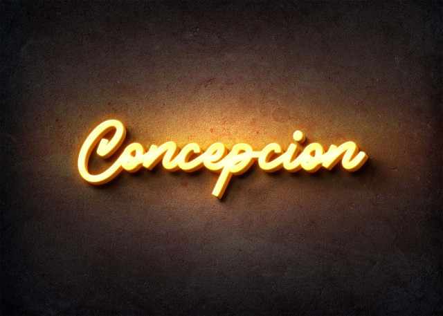 Free photo of Glow Name Profile Picture for Concepcion
