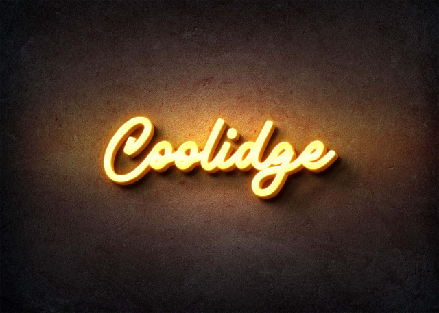 Free photo of Glow Name Profile Picture for Coolidge