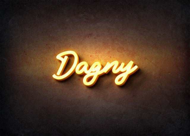 Free photo of Glow Name Profile Picture for Dagny