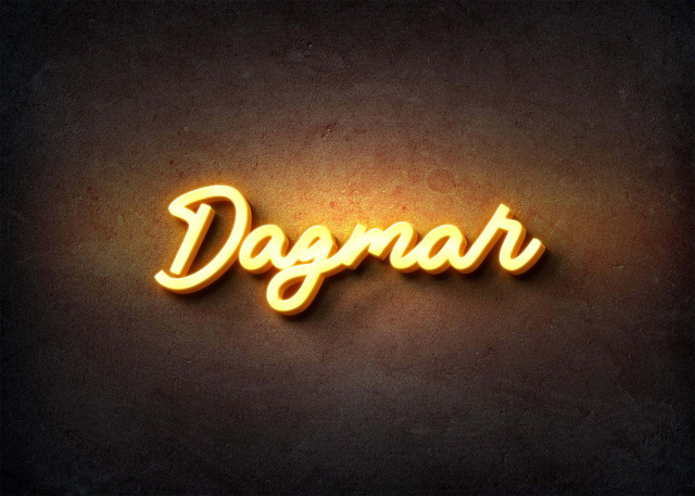 Free photo of Glow Name Profile Picture for Dagmar