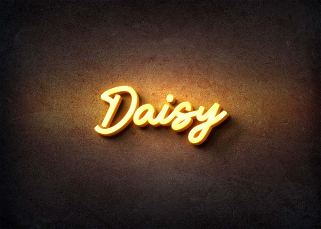 Free photo of Glow Name Profile Picture for Daisy