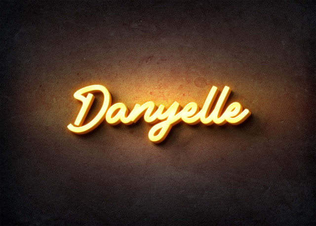 Free photo of Glow Name Profile Picture for Danyelle