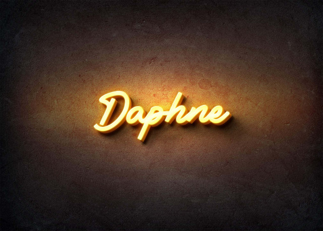 Free photo of Glow Name Profile Picture for Daphne