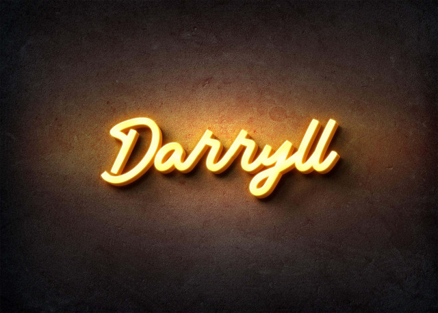 Free photo of Glow Name Profile Picture for Darryll