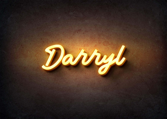 Free photo of Glow Name Profile Picture for Darryl