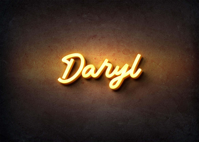 Free photo of Glow Name Profile Picture for Daryl