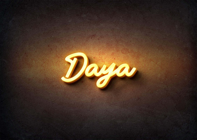 Free photo of Glow Name Profile Picture for Daya