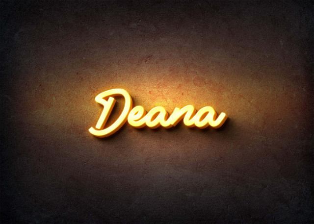 Free photo of Glow Name Profile Picture for Deana