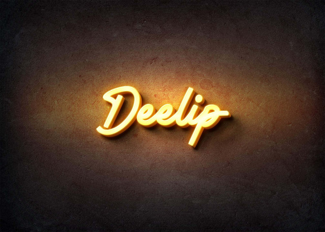 Free photo of Glow Name Profile Picture for Deelip