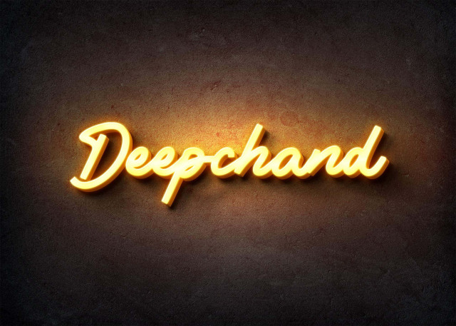 Free photo of Glow Name Profile Picture for Deepchand