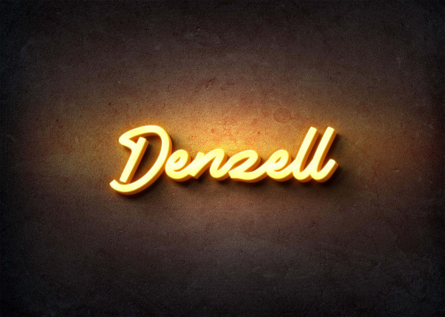 Free photo of Glow Name Profile Picture for Denzell