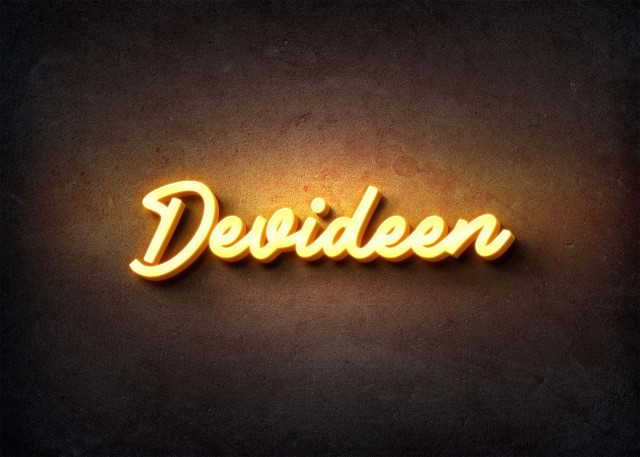 Free photo of Glow Name Profile Picture for Devideen