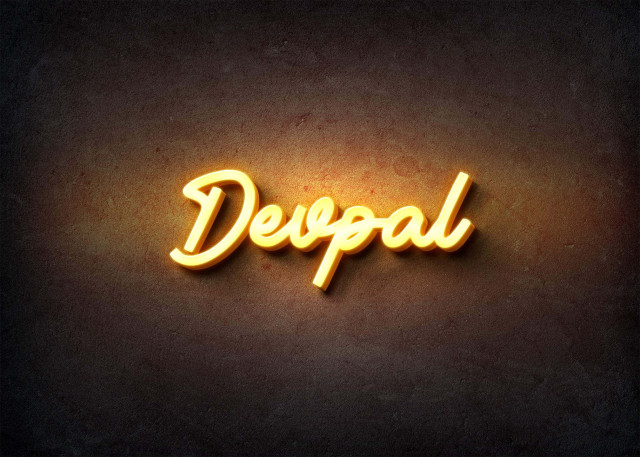 Free photo of Glow Name Profile Picture for Devpal
