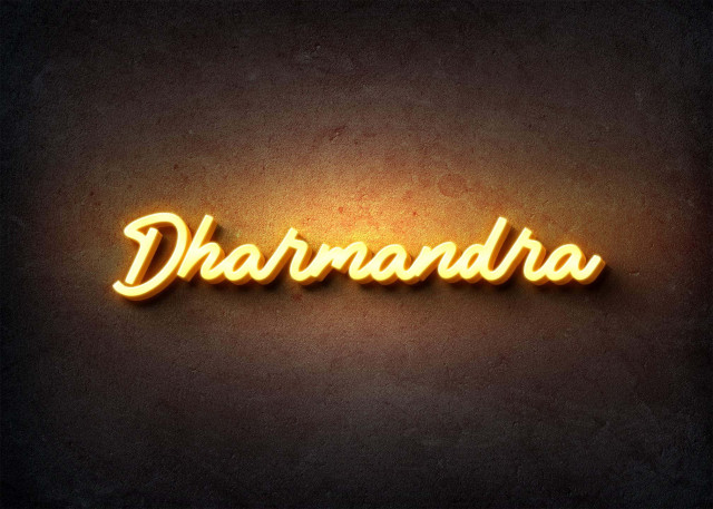 Free photo of Glow Name Profile Picture for Dharmandra