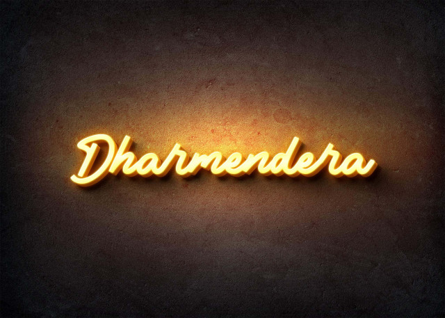 Free photo of Glow Name Profile Picture for Dharmendera