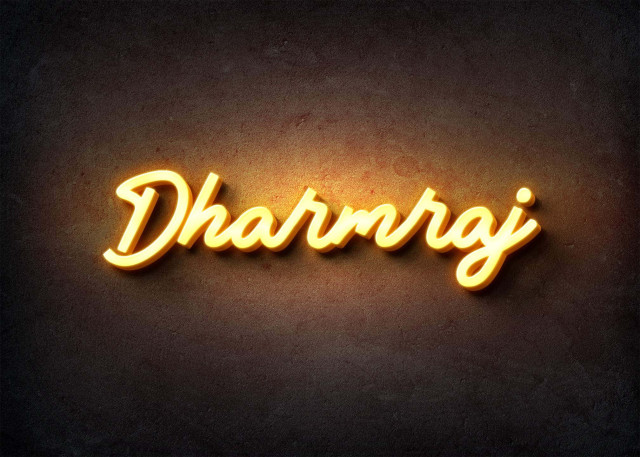 Free photo of Glow Name Profile Picture for Dharmraj