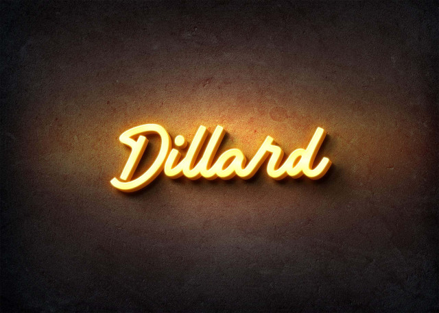 Free photo of Glow Name Profile Picture for Dillard