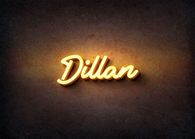 Free photo of Glow Name Profile Picture for Dillan