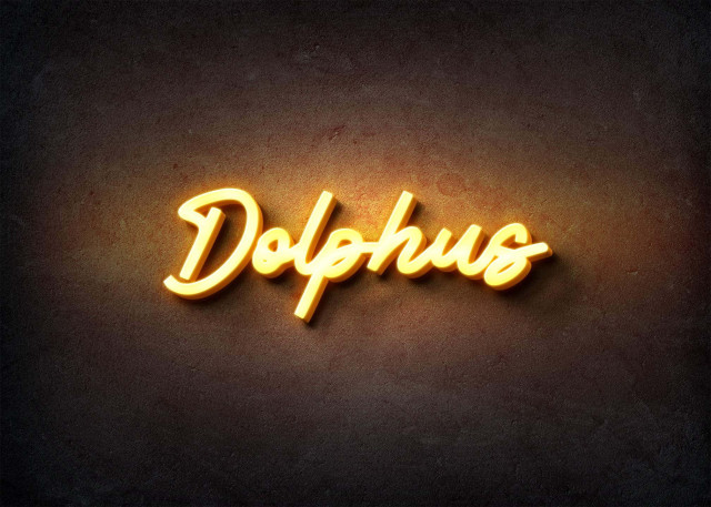 Free photo of Glow Name Profile Picture for Dolphus