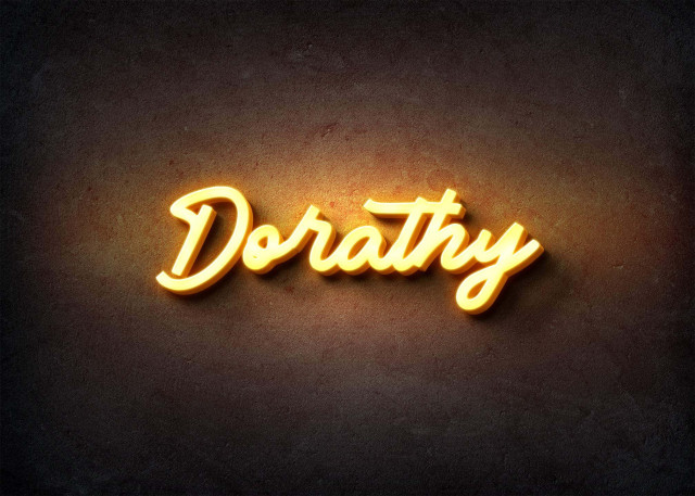 Free photo of Glow Name Profile Picture for Dorathy