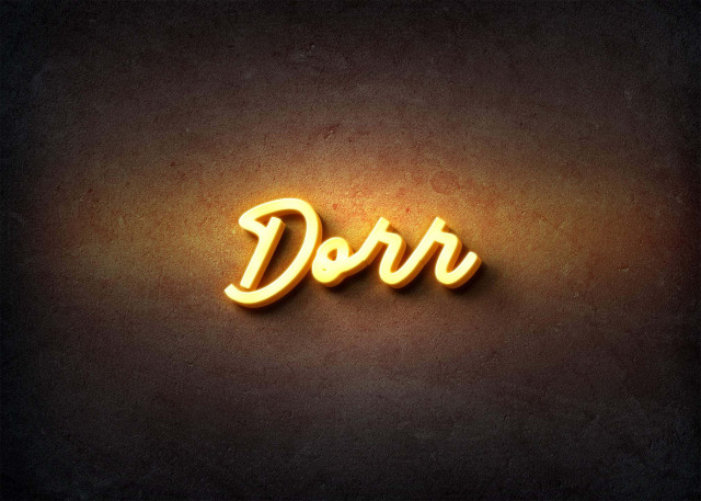 Free photo of Glow Name Profile Picture for Dorr