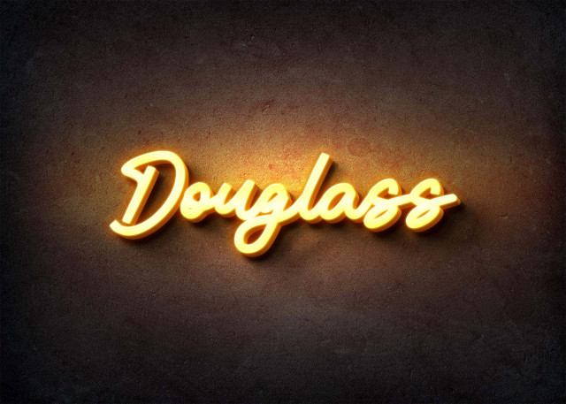 Free photo of Glow Name Profile Picture for Douglass