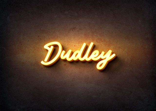 Free photo of Glow Name Profile Picture for Dudley