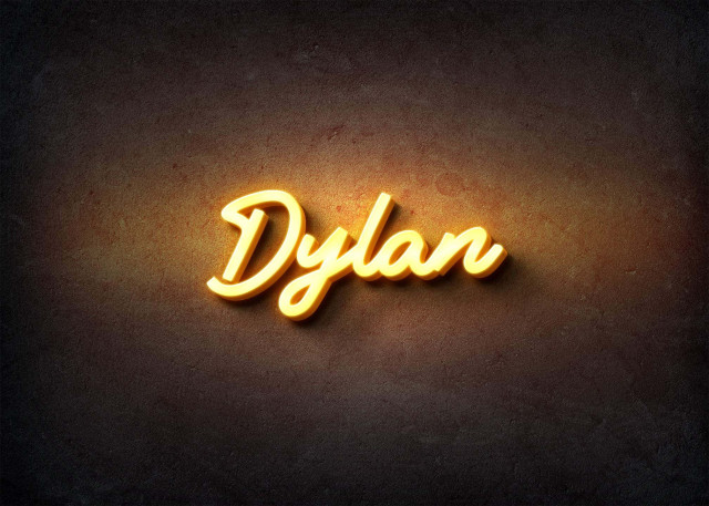 Free photo of Glow Name Profile Picture for Dylan