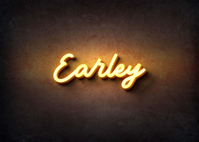 Free photo of Glow Name Profile Picture for Earley