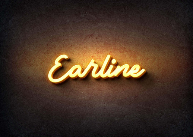 Free photo of Glow Name Profile Picture for Earline