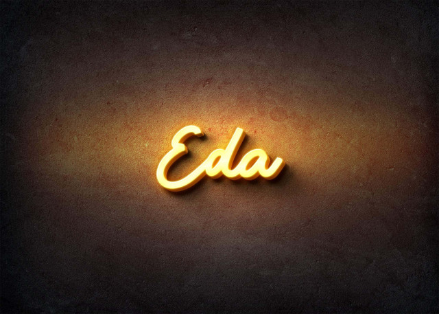 Free photo of Glow Name Profile Picture for Eda