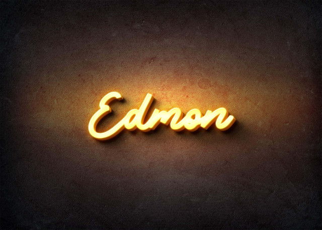 Free photo of Glow Name Profile Picture for Edmon