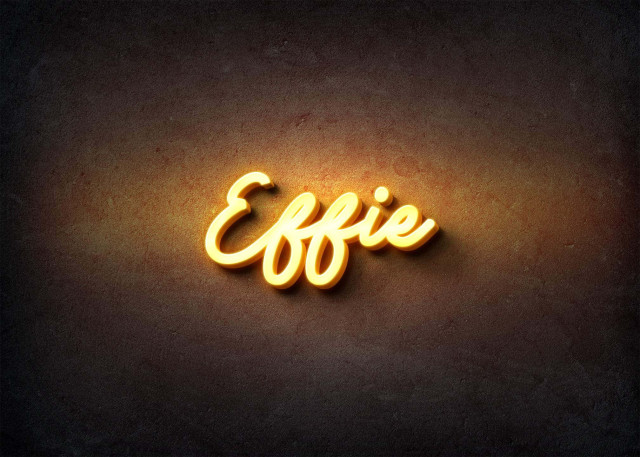 Free photo of Glow Name Profile Picture for Effie