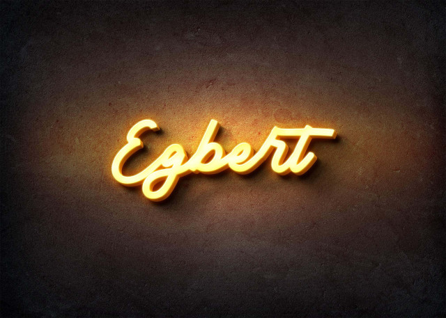 Free photo of Glow Name Profile Picture for Egbert