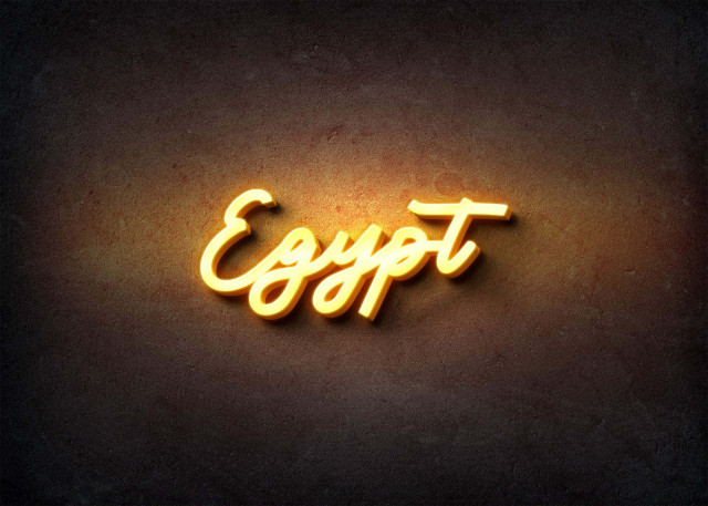 Free photo of Glow Name Profile Picture for Egypt